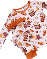 Bamboo Two Piece Set | Pumpkin Spice - HoneyBug 