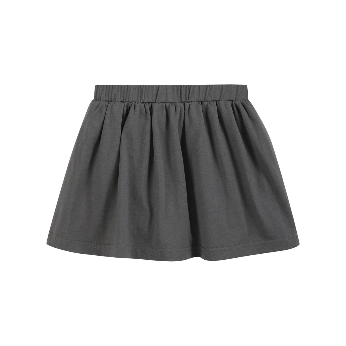 Purple Halloween Ruffle Top and Gray Skort Set