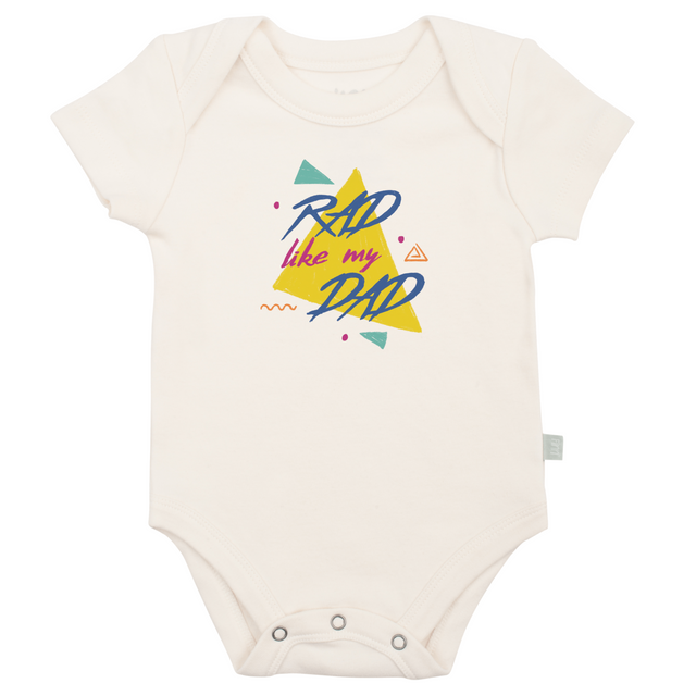 graphic bodysuit | rad like my dad - HoneyBug 