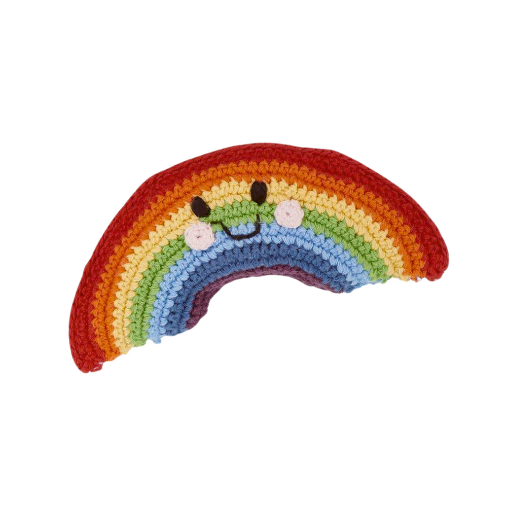 Friendly Rainbow Rattle - HoneyBug 