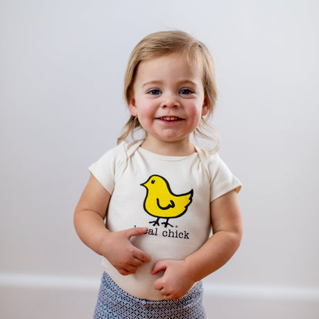 Local Chick Short Sleeve Romper - HoneyBug 