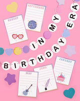 Bday Era Classroom Set - 18 Bulletin Board Pieces