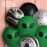 Alien Abduction Balloon Pack - 24 latex balloons