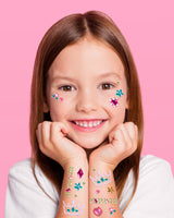 53 face gems including crowns, flowers, hearts + more