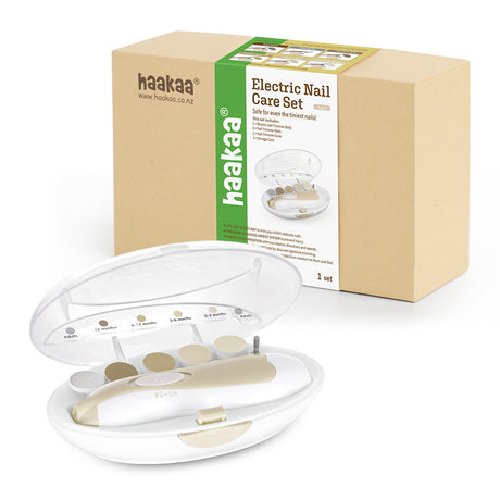 Haakaa Baby Nail Care Set - Acorn - HoneyBug 