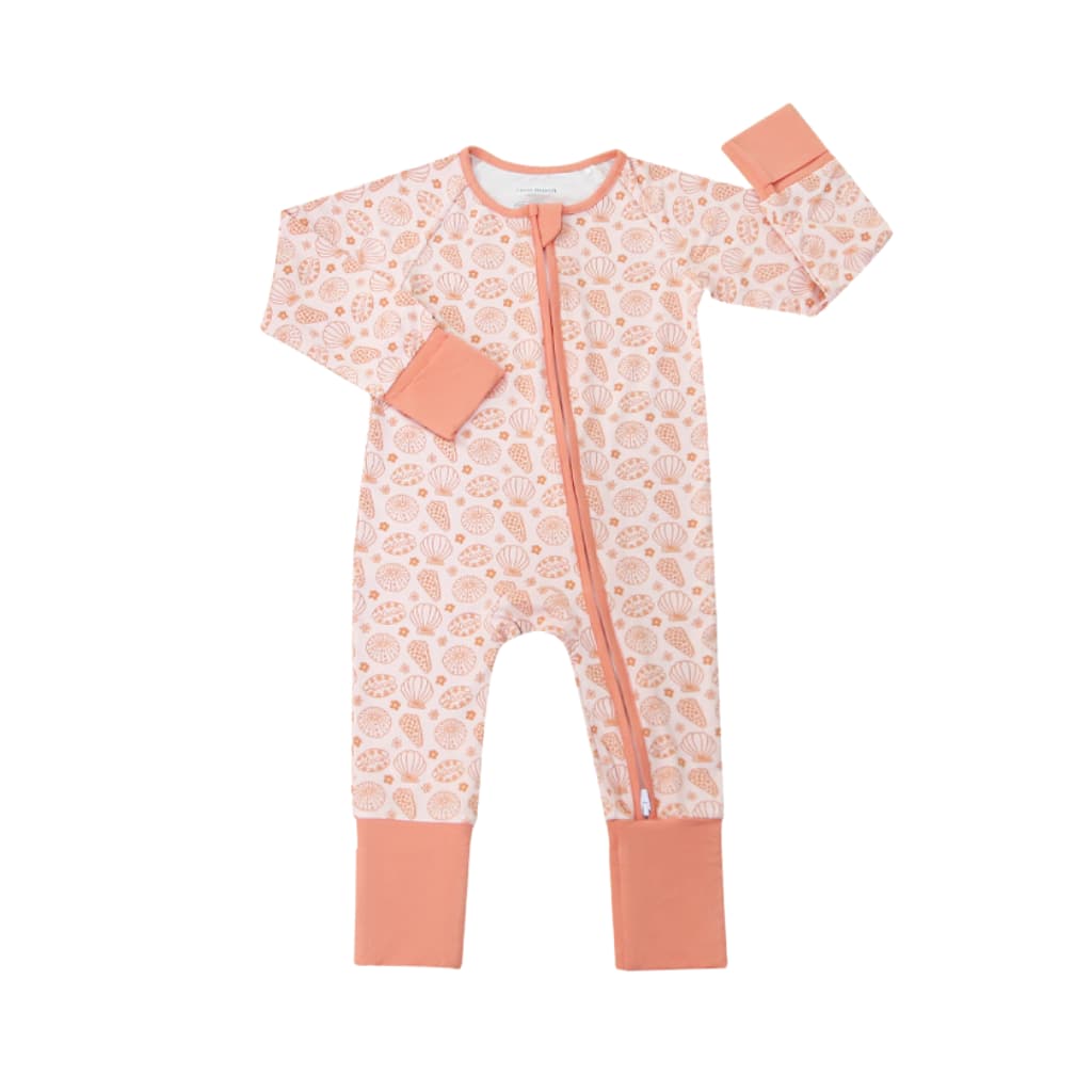 Shell-abrate Bamboo Coverall - HoneyBug 