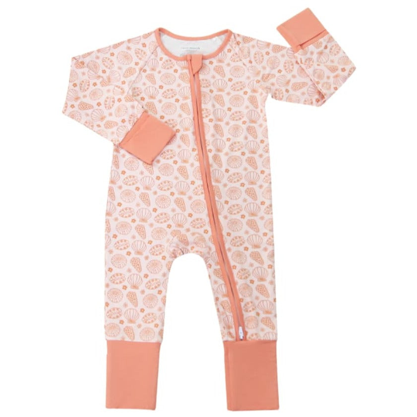 Shell-abrate Bamboo Coverall - HoneyBug 