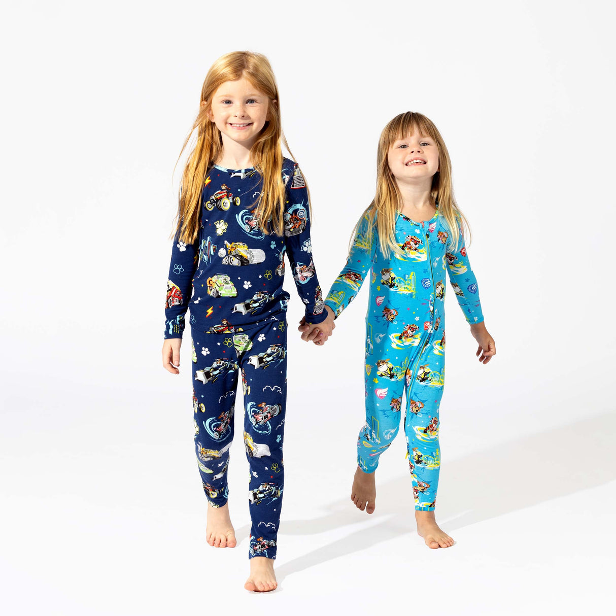 PAW Patrol: The Mighty Movie - Mighty Vehicles Bamboo Kids Pajamas - HoneyBug 