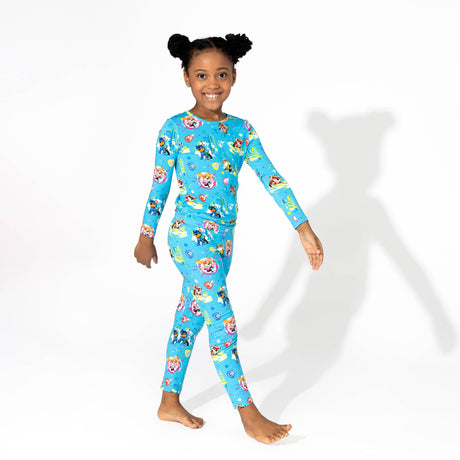 PAW Patrol: The Mighty Movie - Mighty Pups Bamboo Kids Pajamas - HoneyBug 