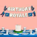 Birthday Royale Banner - Silver Foil Banner