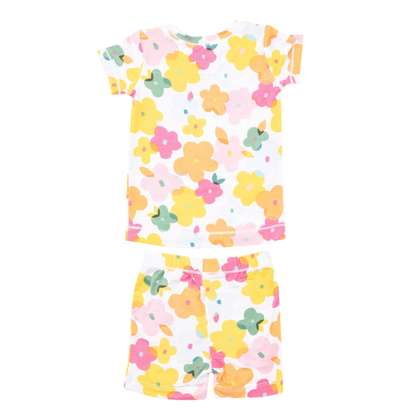 Short Loungewear Set - Paper Floral - HoneyBug 