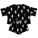 Shorts Set | Black Bolts - HoneyBug 