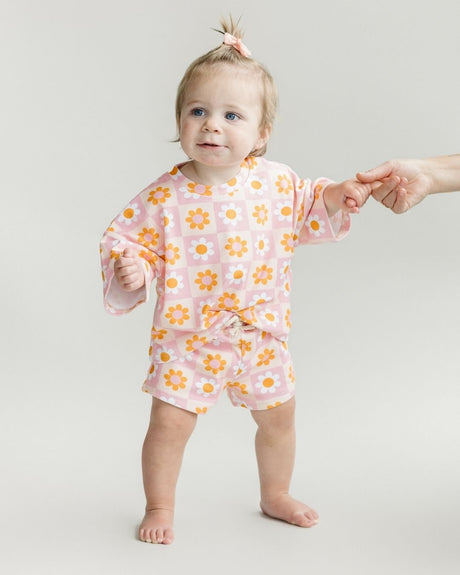Shorts Set | Retro Daisy - HoneyBug 