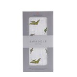 Pteranodon Cotton Muslin Swaddle - HoneyBug 