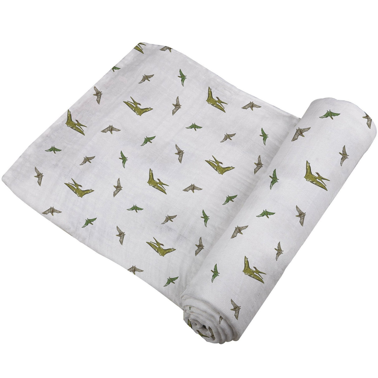 Pteranodon Cotton Muslin Swaddle - HoneyBug 