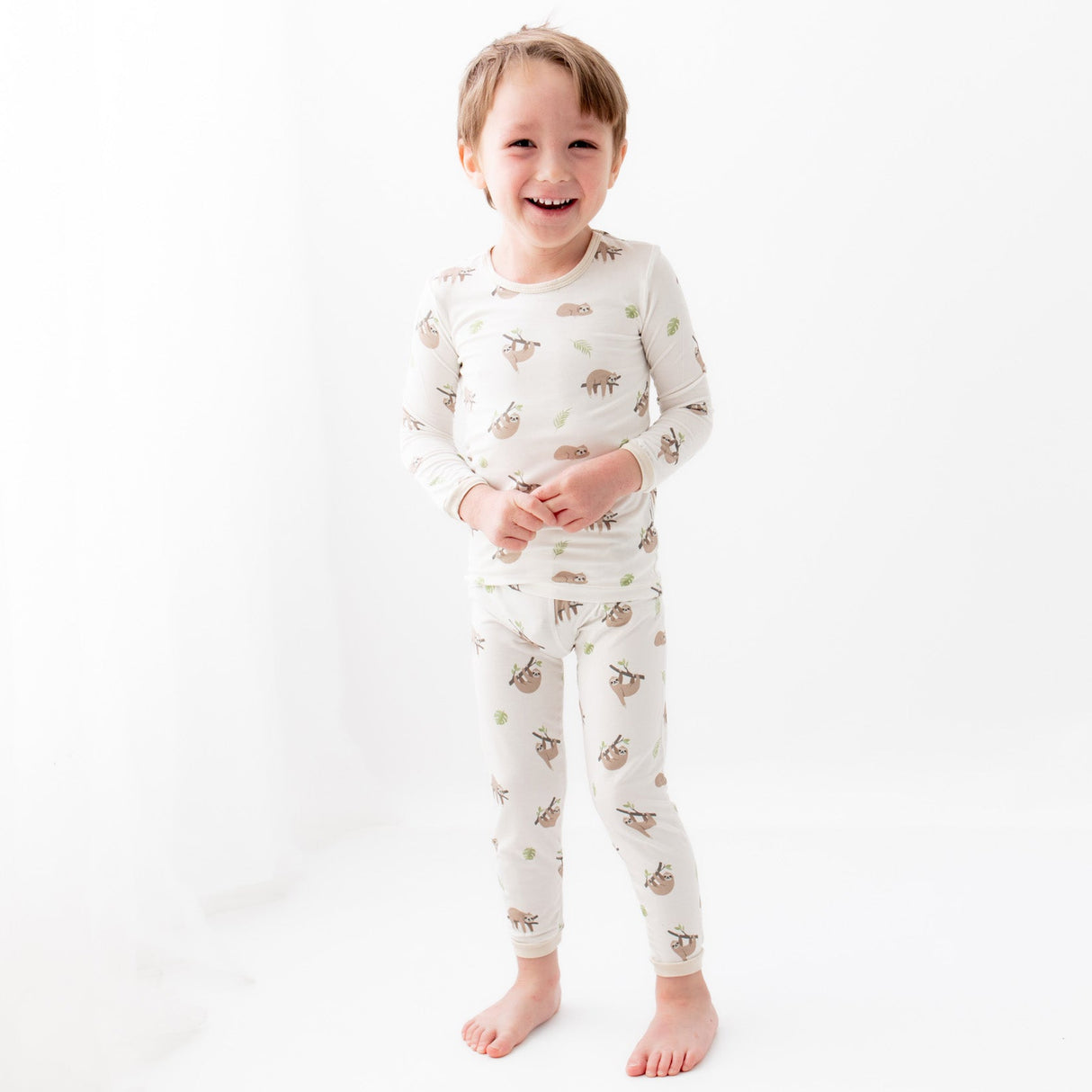Sloth Pajama Set - HoneyBug 