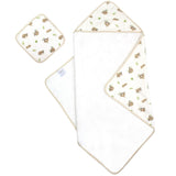 Sloth Hooded Towel Set - HoneyBug 