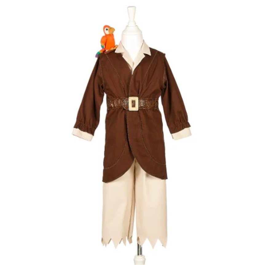 Christophe Pirate Costume Set for Children-Includes Accessories for Role-Play & Entertainment(2 sizes)