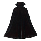 Dracula Cape + Teeth Costume Set for Children – Includes Accessories for Role-Play & Entertainment-sz 4-8 yrs