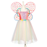 Flora Dress and Wings Set (Green) - Role-Play for Children (3 sizes)
