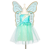 Camille - Dress and Wings Set (Green) - Role-Play for Children (2 sizes)