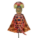 Triceratops Dragon Costume Cape for Kids - Carnival & Festive Use - Size 4–7 yrs