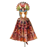 Triceratops Dragon Costume Cape for Kids - Carnival & Festive Use - Size 4–7 yrs