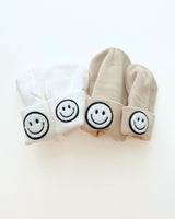 Smiley Beanie | Beige - HoneyBug 