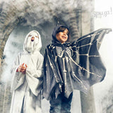 Bat Halloween Costume Cape for Kids - Carnival & Festive Use - sz 4-8 yrs