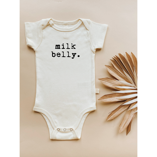 Milk Belly - Organic Cotton Bodysuit - HoneyBug 
