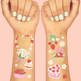 Berry Sweet Tats - 60 Foil Temporary Tattoos