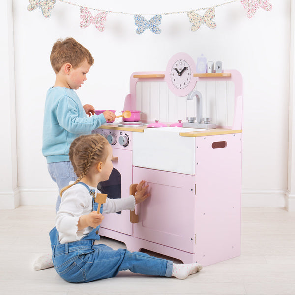 Country Play Kitchen (Pink) - HoneyBug 