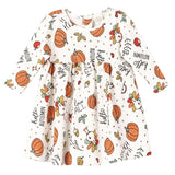Pumpkin Harvest Thanksgiving Dress - HoneyBug 
