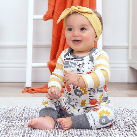 Thanksgiving Bamboo Romper - HoneyBug 