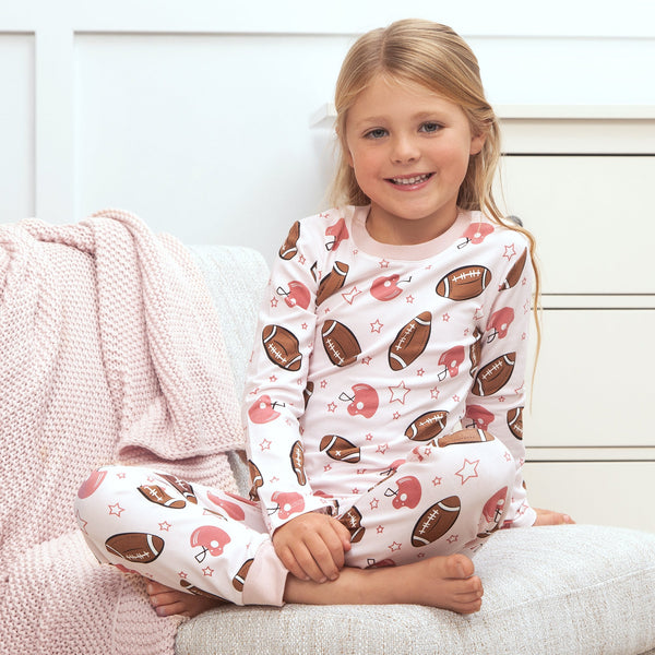 Game Day Girl's Pajama Set - HoneyBug 