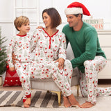Christmas Santa Kid's Bamboo Pajama Set - HoneyBug 