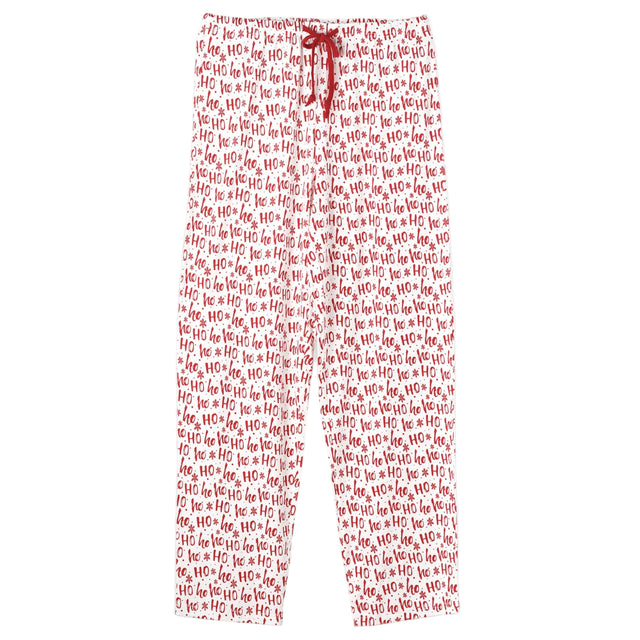 Christmas Bamboo Adult Pajama Pants Ho-Ho-Ho - HoneyBug 