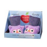 Patterned Booties - Purple Owl - HoneyBug 