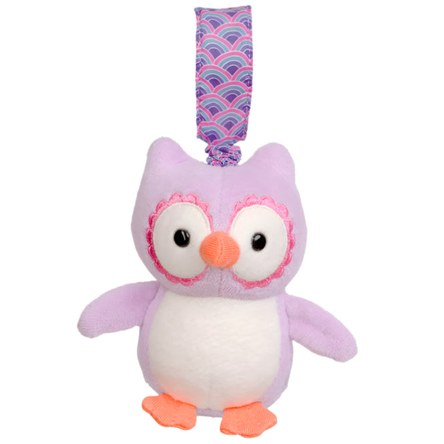 Purple Owl Stroller Toy - HoneyBug 