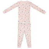 Organic Cotton Pajama - Pink Moon & Stars - HoneyBug 