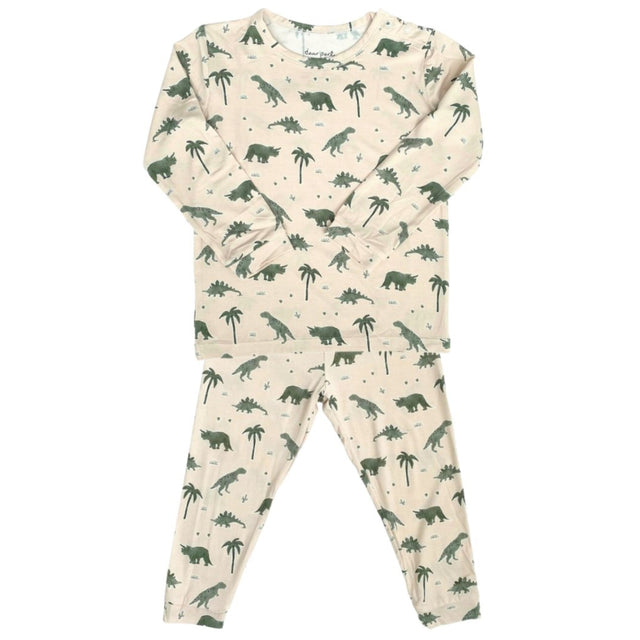 Toddler Pajama Set - Dino-Snores - HoneyBug 