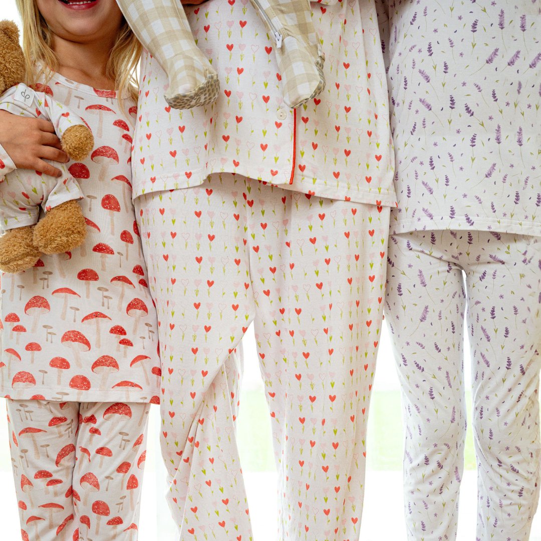 Toddler Pajama Set - French Lavender - HoneyBug 