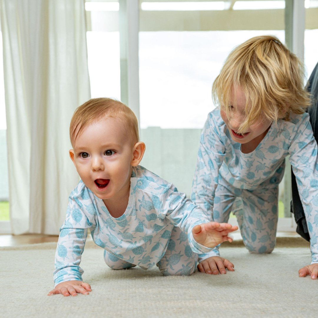 Toddler Pajama Set - Turtley Awesome - HoneyBug 