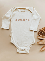Touchdown Organic Baby Bodysuit Long Sleeve