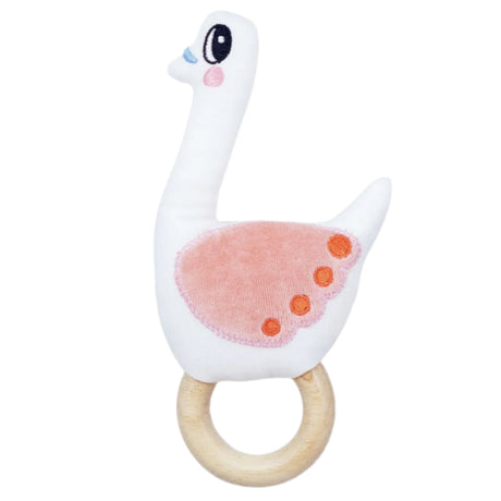 Swan Rattle - HoneyBug 