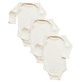 3 Pack - Organic Baby Bodysuit Long Sleeve