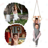 Trapeze Swing Bar with Rings - HoneyBug 