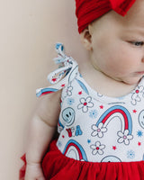 Tutu Romper | Little Miss USA - HoneyBug 