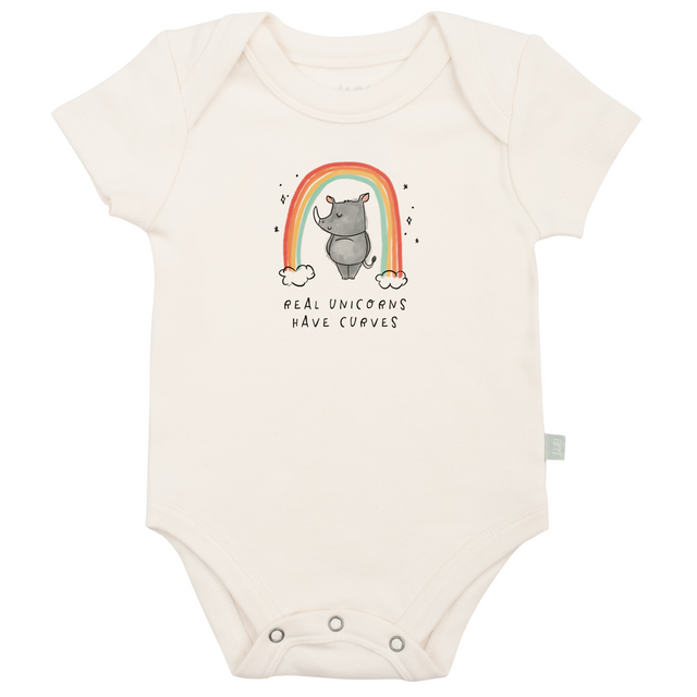 graphic bodysuit | unicorn curves - HoneyBug 