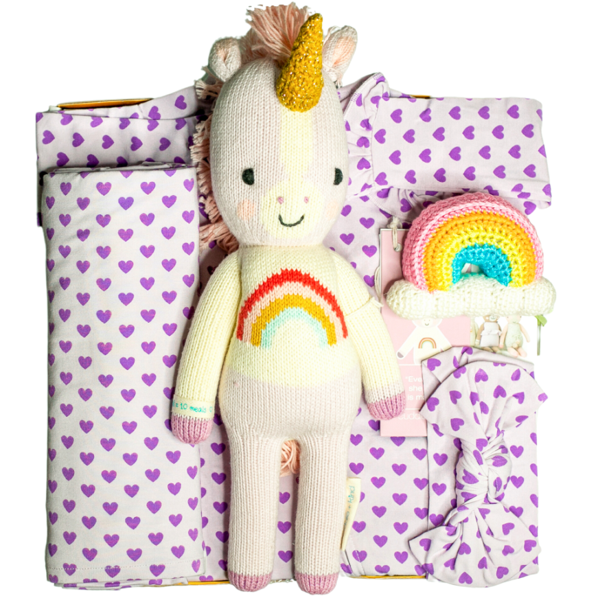 Unicorns & Rainbows Gift Box - HoneyBug 